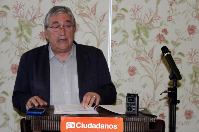 El candidato de Ciudadanos en, Juan Manuel Martínez Valdueza (S. G.)