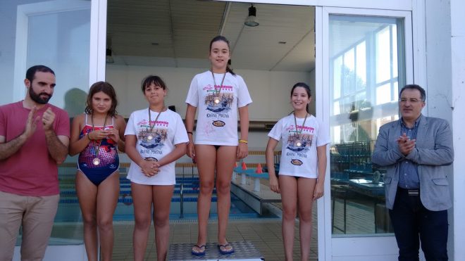 Ganadoras de la categoría Benjamín femenino. / CCU