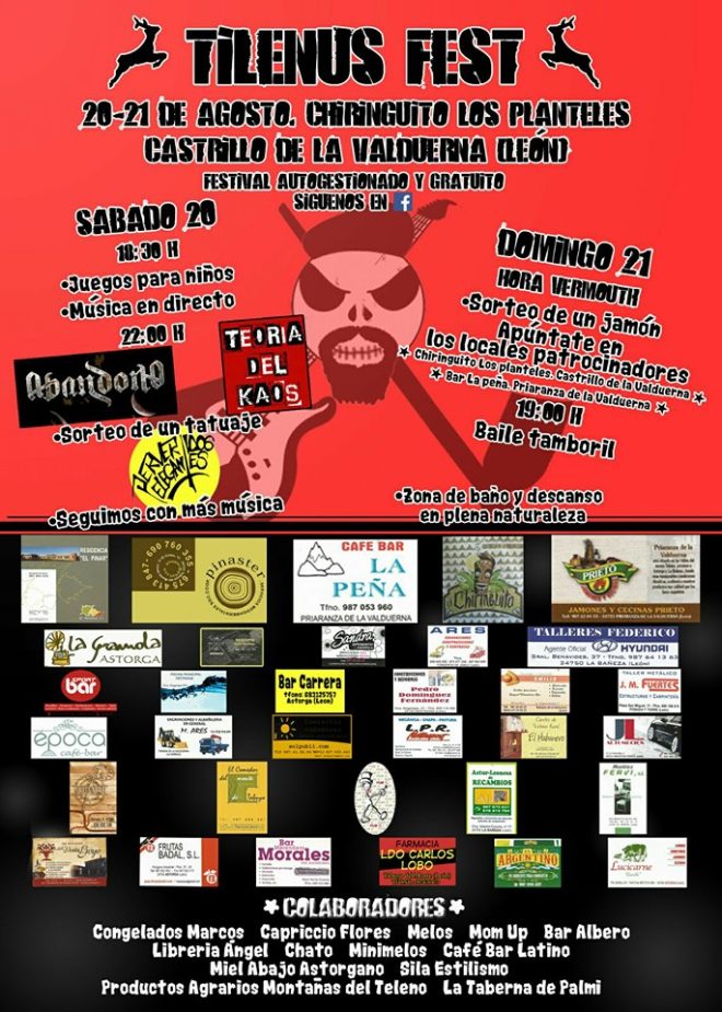 Cartel de la Tilenus Fest.