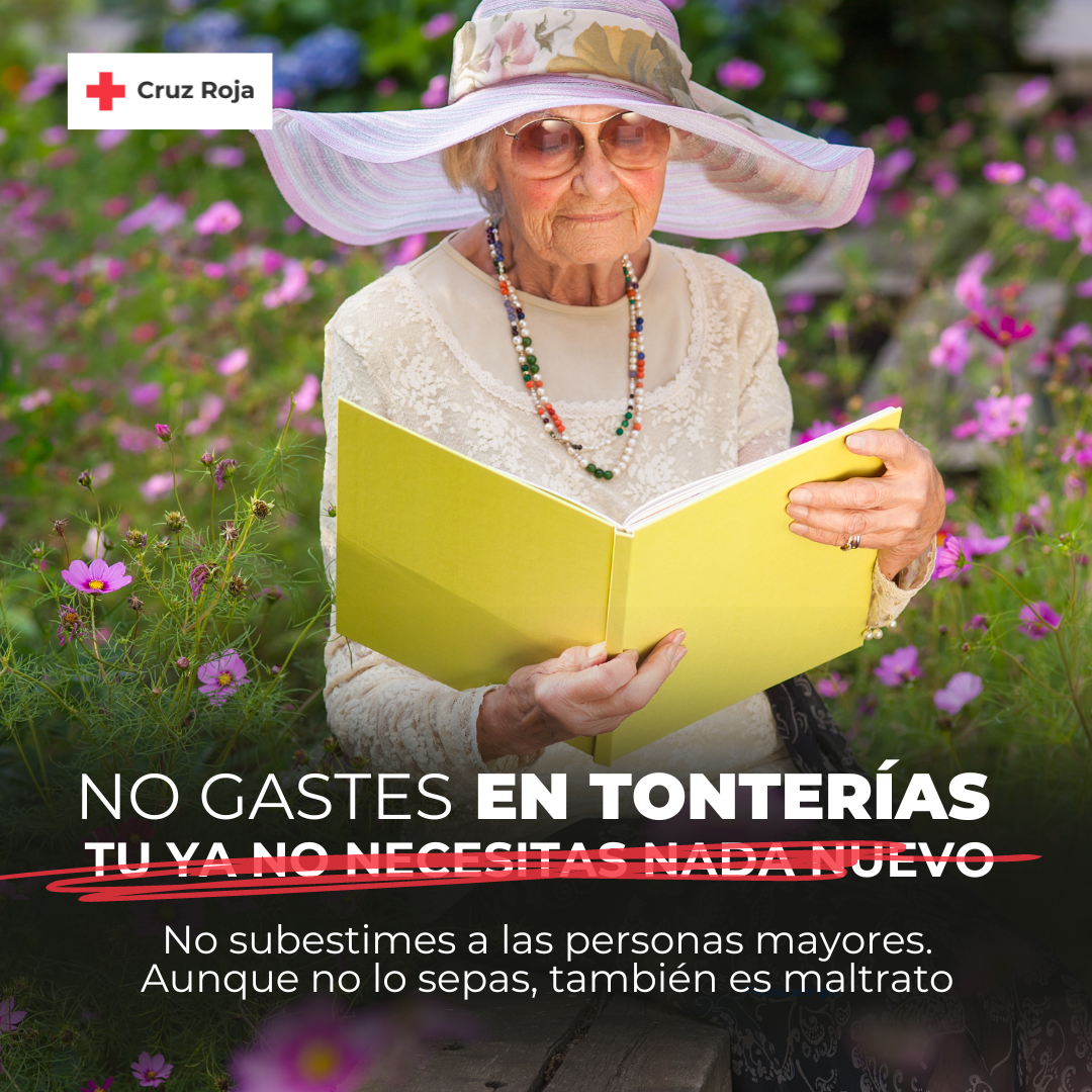 Campaña de Cruz Roja por el Día Internacional de la Toma de Conciencia de Abuso y Maltrato en la Vejez. / CR