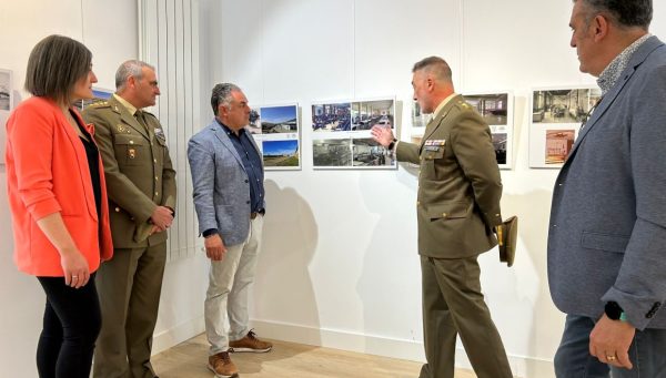 Inauguración de la exposición sobre los 100 años del Acuartelamiento Santocildes.