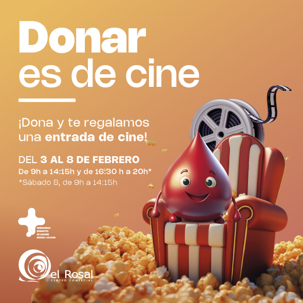 Cartel Donar es de Cine